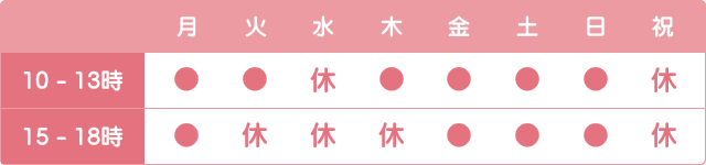 診療時間表